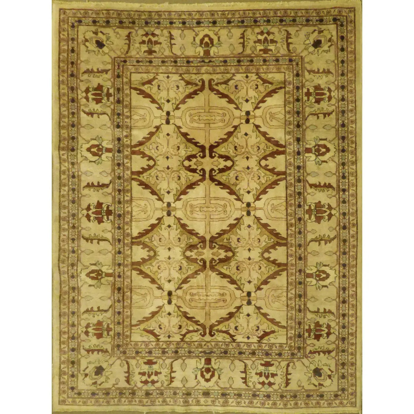 One Of The Kind Afghani Khotan Rug 8'9" x 6'8" zandirugs